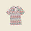 T-shirt éco-responsable ecru femme
