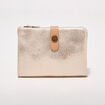 Portefeuille beige femme