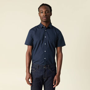 chemise manches courtes bleu marine homme Chemise manches courtes bleu marine homme