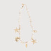Collier blanc femme