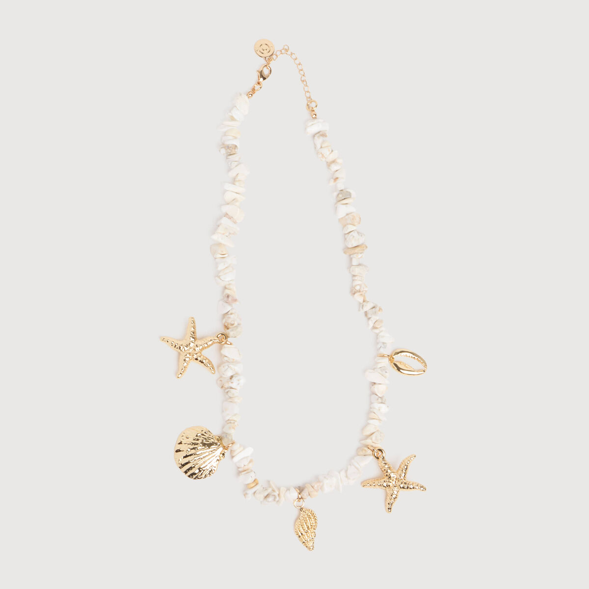 Collier blanc femme