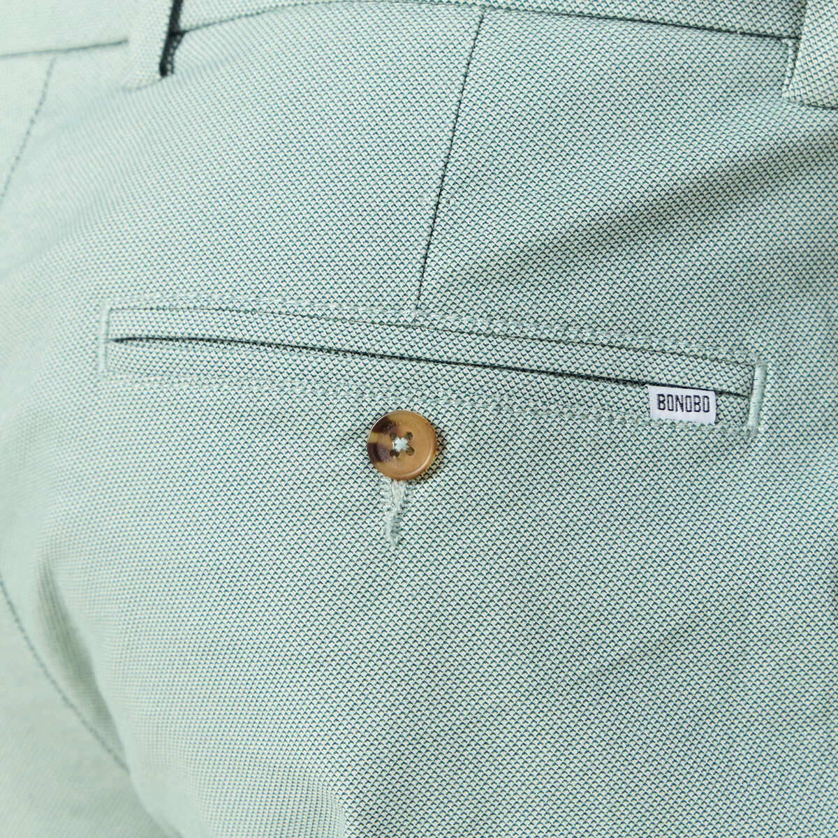 Short vert clair homme