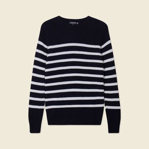pull manches longues fabrique en france bleu marine homme Pull manches longues fabriqué en France bleu marine homme