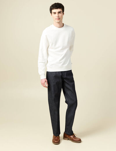 Jeans regular longueur 32 denim brut clean homme