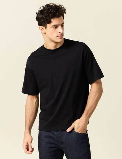 T-shirt manches courtes noir homme