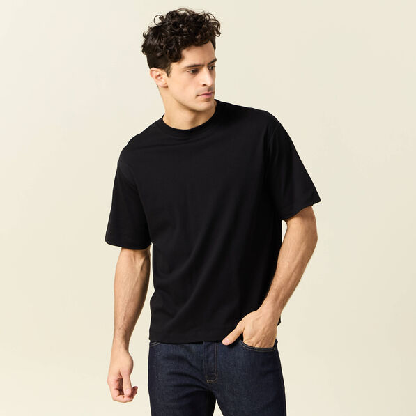 T-shirt manches courtes noir homme
