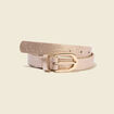 Ceinture fine couleur or femme