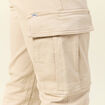 Pantalon battle bas resserré beige homme