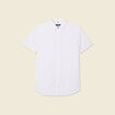 Chemise manches courtes blanc homme
