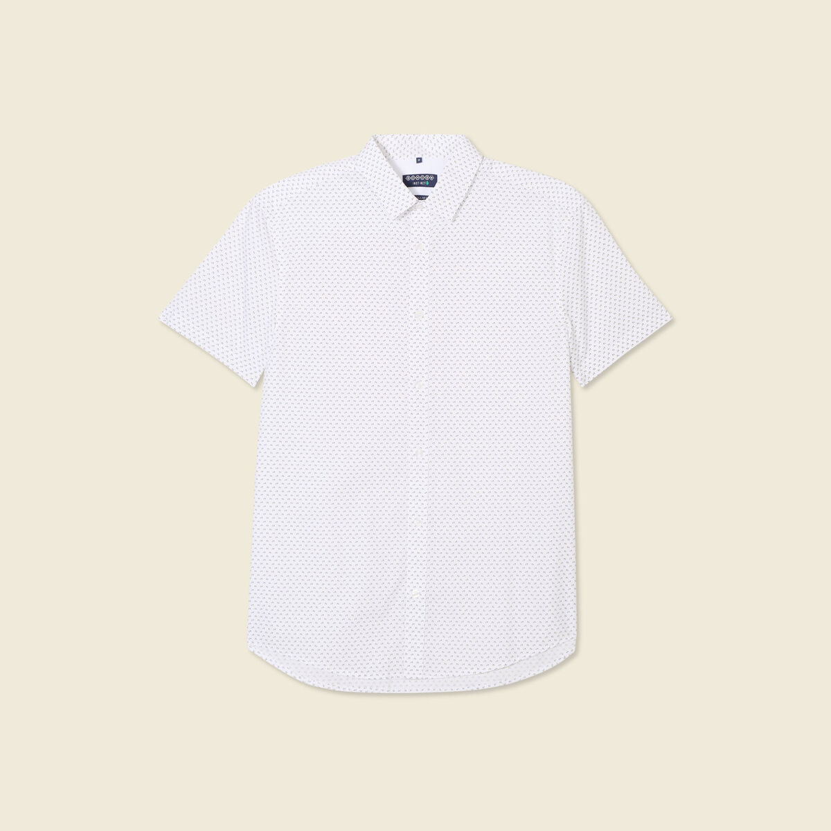 Chemise manches courtes blanc homme