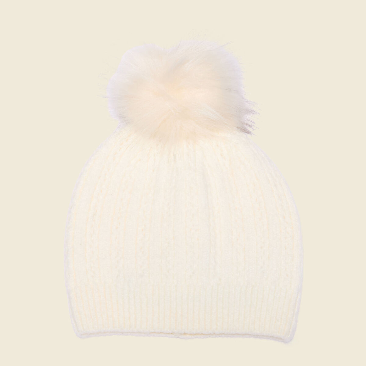 Bonnet ecru femme