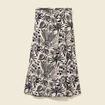 Jupe fluide taille standard blanc femme