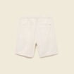 Bermuda coupe droite beige homme