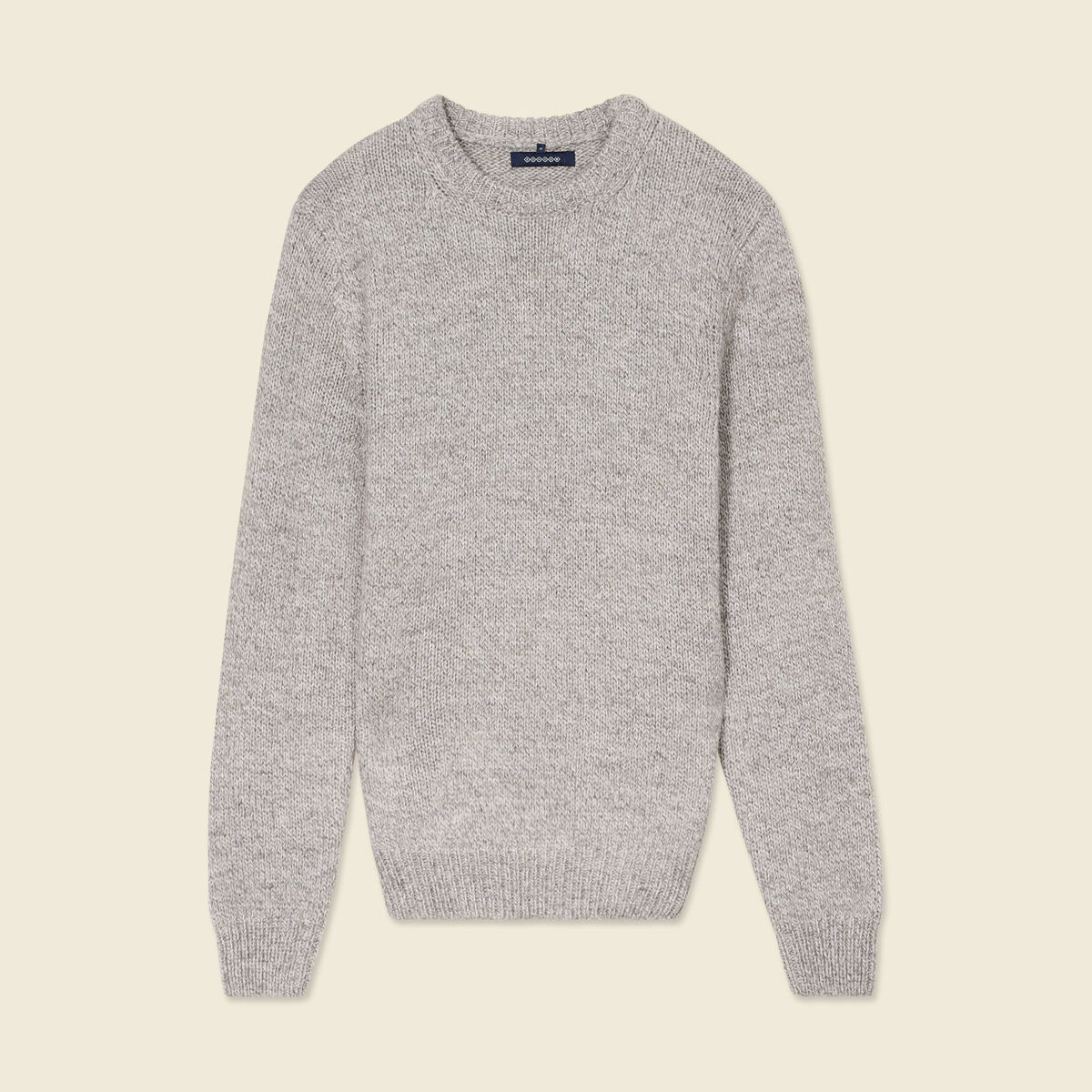 Pull manches longues gris homme