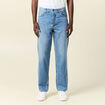 Jeans relax 5 poches denim used homme