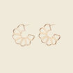 Boucles d'oreilles créoles couleur or femme