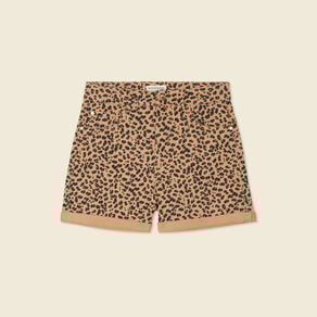 short mom taille haute camel femme Short mom taille haute camel femme