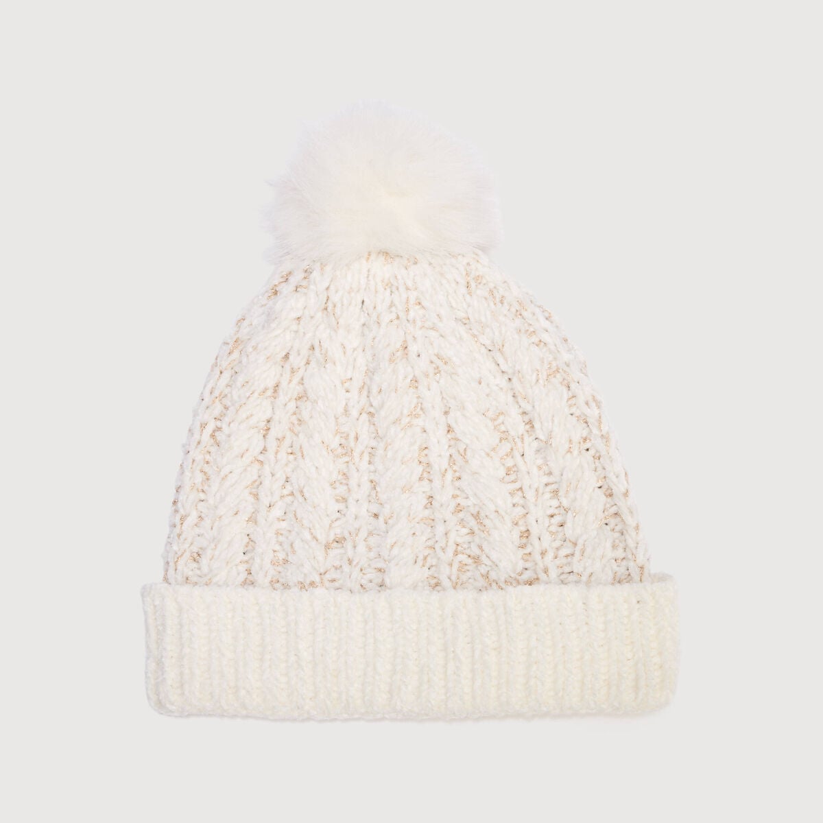 Bonnet ivoire femme