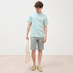 Bermuda vert clair homme