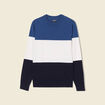 Pull éco-responsable bleu foncé homme