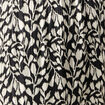 Robe longue évasée manches 3/4 noir femme