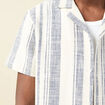 Chemise manches courtes ecru homme