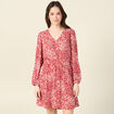 Robe éco-responsable rouge femme