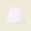 Chemise manches longues ecru femme