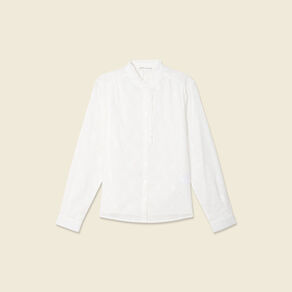 Chemise manches longues ecru femme