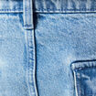 Pantalon cargo en coton denim bleach homme