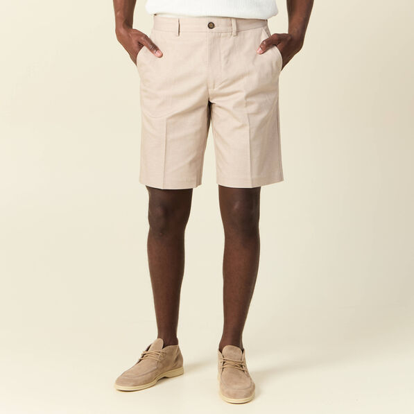 Bermuda droit gris homme