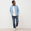 Jeans straight ultra stretch denim brut homme