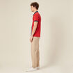 Polo manches courtes orange foncé homme