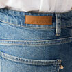 Jeans straight denim dirty femme
