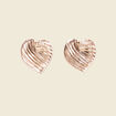 Boucles d'oreilles clous couleur or femme