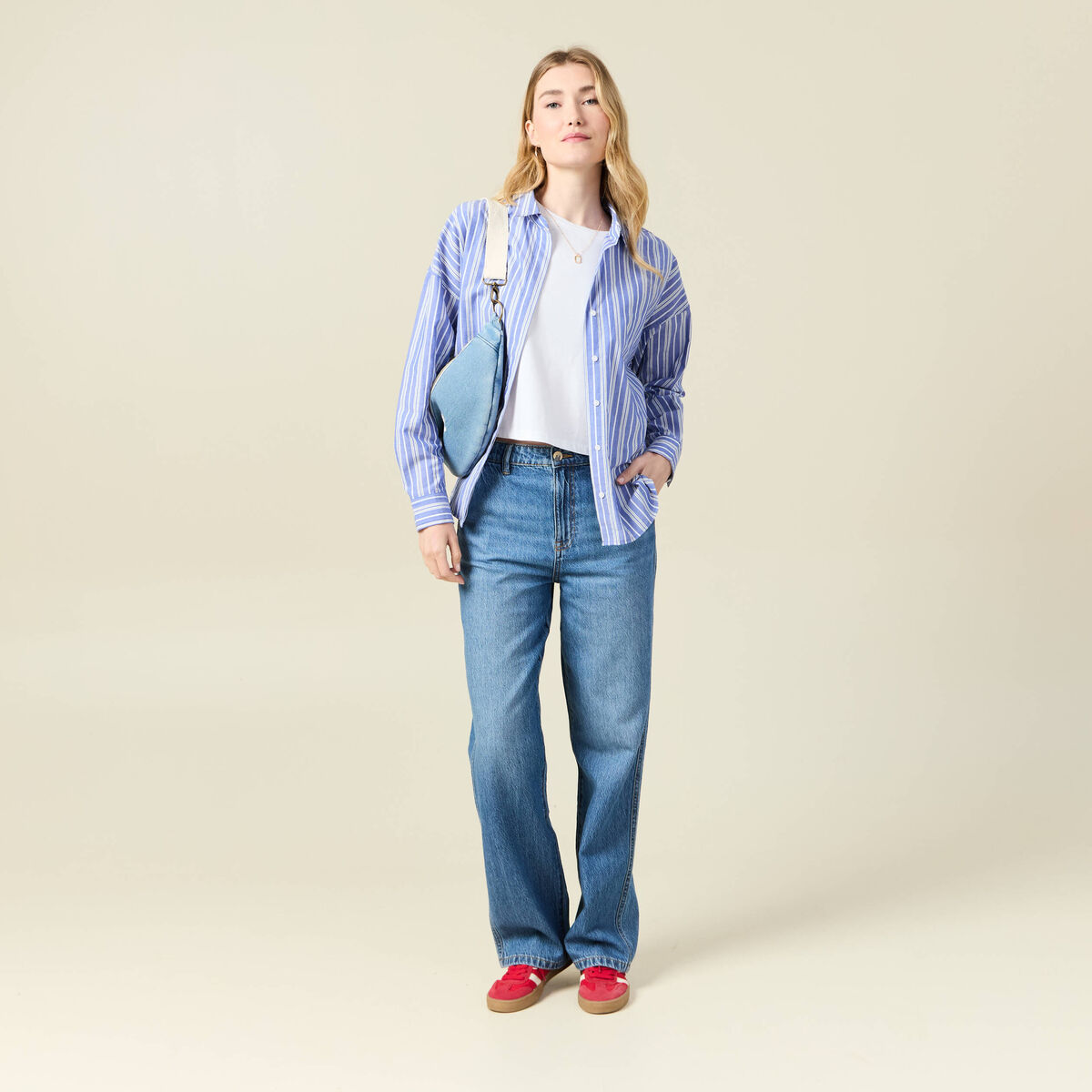 T-shirt manches courtes blanc femme