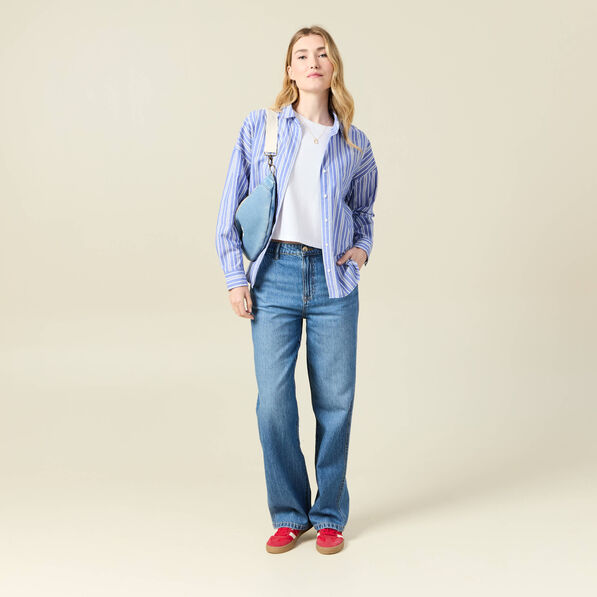 T-shirt manches courtes blanc femme