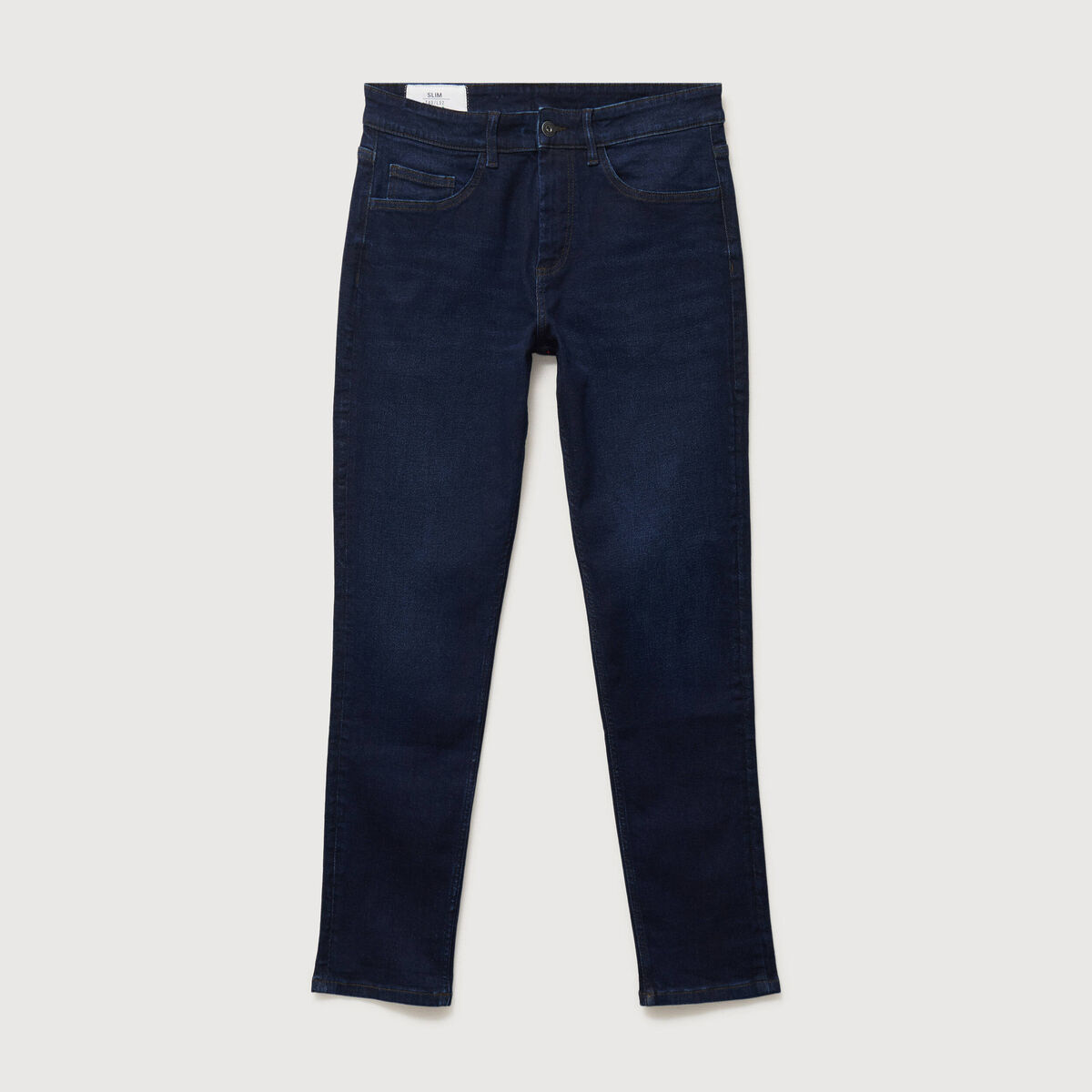 Jeans slim longueur 32 denim brut homme