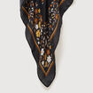 Foulard noir femme