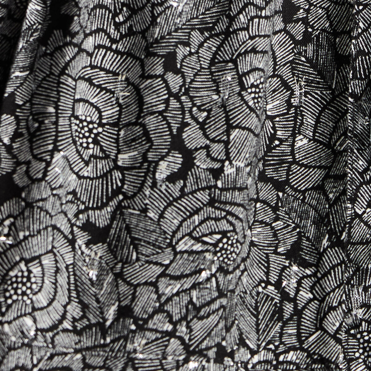 Robe évasée éco-responsable noir femme