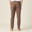 Pantalon chino 7/8ème taupe homme