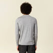 Pull 100% laine mérinos gris foncé homme