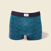 Lot 2 boxers vert foncé homme