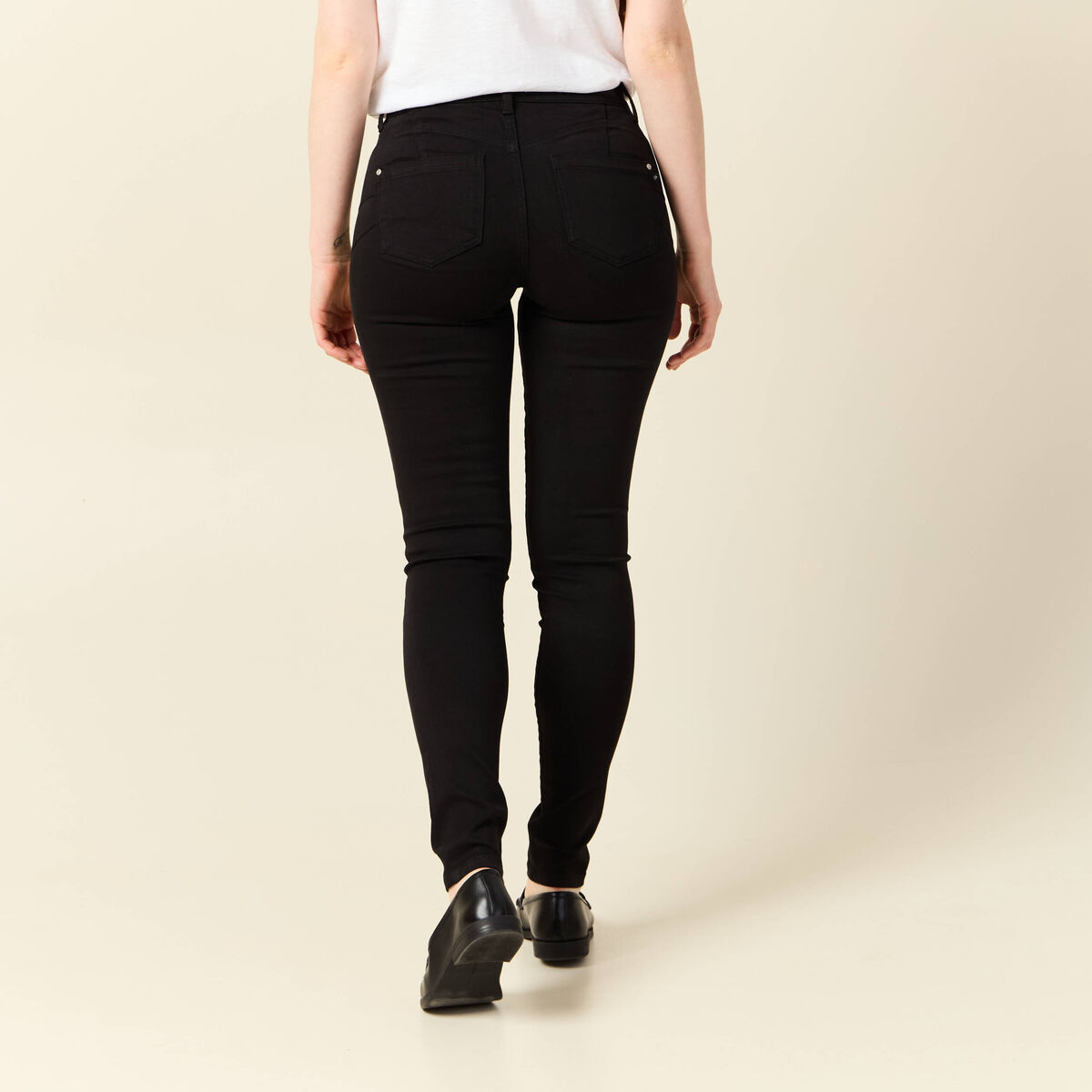 Pantalon Audrey - skinny push up gris foncé femme