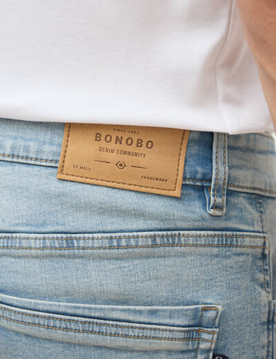 Jeans slim longueur 30 denim used homme