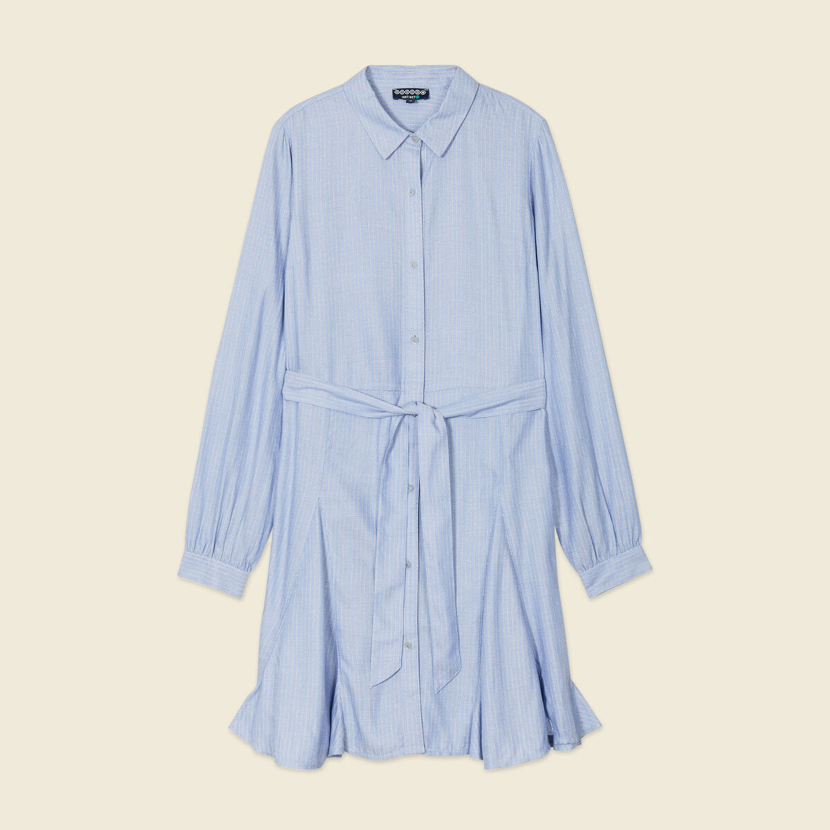 Robe patineuse éco-responsable bleu femme