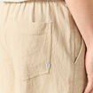 Bermuda droit à coulisse beige homme
