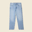 Jeans large relaxed denim bleach homme
