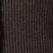 Gilet manches longues col v gris fonc&eacute; femme