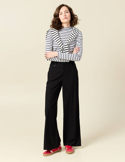T-shirt manches longues ecru femme